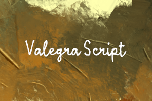 Related font v Valegra Script