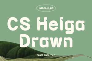 Related font CS Helga Drawn