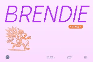 Related font Brendie Pixel