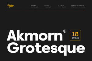 Akmorn Grotesque