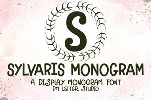 Related font Sylvaris Monogram