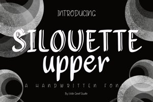 Related font Silouette Upper