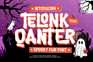 Related font Telonk Qanter