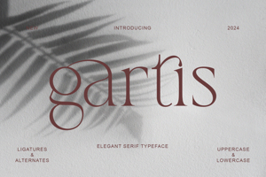 Related font Gartis