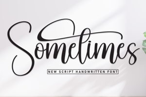Related font Sometimes