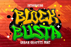 Related font Block busta