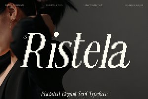 Related font CS Ristela Pixel