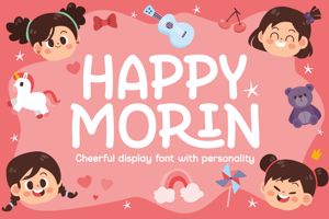 Related font Happy Morin
