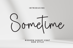 Related font Sometimes