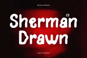 Related font CS Sherman Drawn