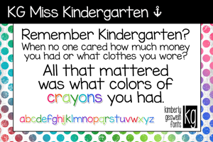 KG Miss Kindergarten
