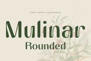 Related font Mulinar Rounded