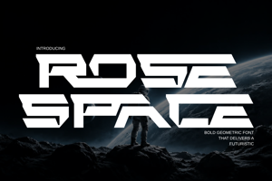 Related font Rose Space