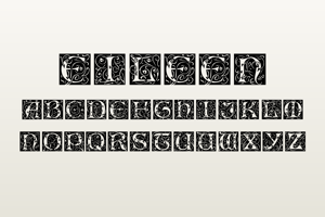 Related font Eileen Caps
