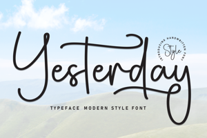 Related font Yesterday