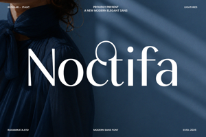 Related font Noctifa