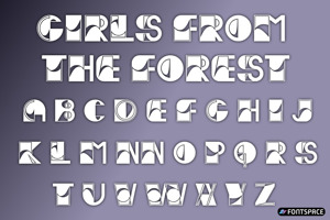 Related font Girls from the Forest