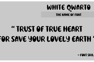 White Qwarto