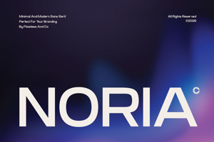 Related font NORIA