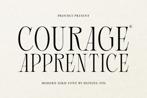 Related font Courage Apprentice