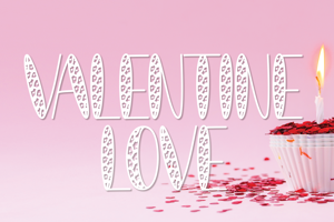 Related font VALENTINE LOVE
