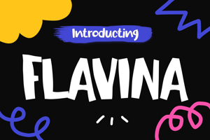 Related font Flavina