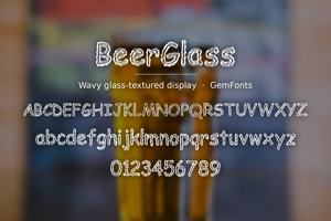 Related font Beer Glass