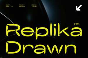 Related font CS Replika Drawn
