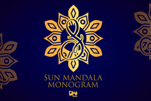 Sun Mandala Monogram