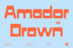Related font CS Amador Drawn