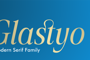 Related font ZIA Glastyo