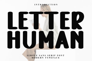 Related font Letter Human