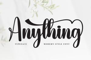 Related font Anything