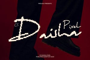 Related font CS Daisha Pixel