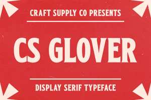 Related font CS Glover
