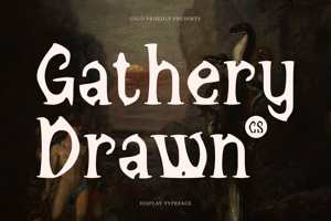 Related font CS Gathery Drawn