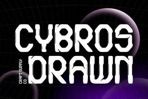 Related font Cybros Drawn