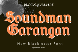 Related font Soundman Garangan