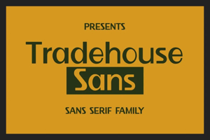 Related font Tradehouse Modern Clean Sans Se