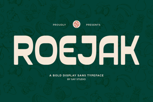 Related font Roejak