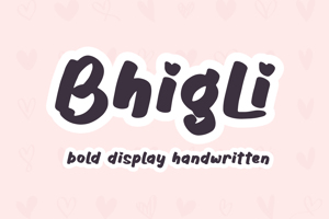 Related font Bhigli