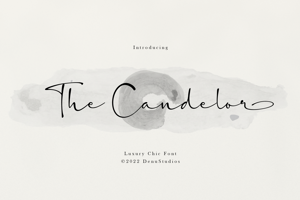 Related font The Candelor