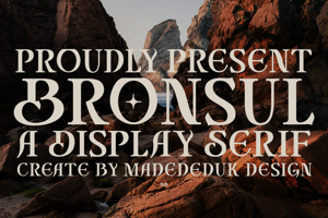 Bronsul Serif Display