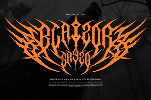 Related font Blaizor Skyzo