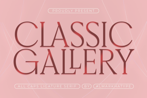 Related font Classic Gallery