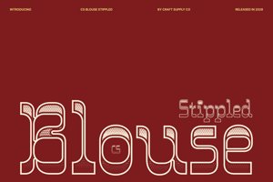 Related font CS Blouse Stippled