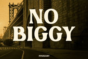 Related font NOBIGGY