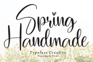 Related font Spring Handmade