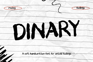 Related font DINARY