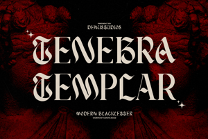 Related font Tenebra Templar